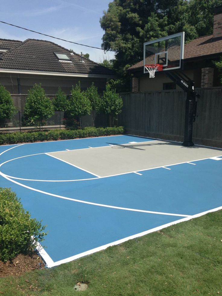 How to build a basketball court at home