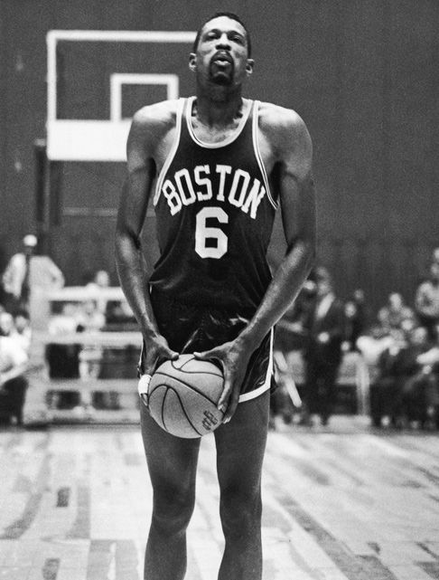 BILL RUSSELL  Boston Celtics 1960's Home Throwback NBA Basketball Jersey