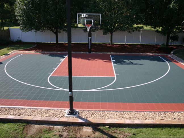 How to build a cheap outdoor basketball court