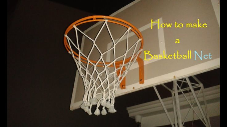 How to loop a basketball net