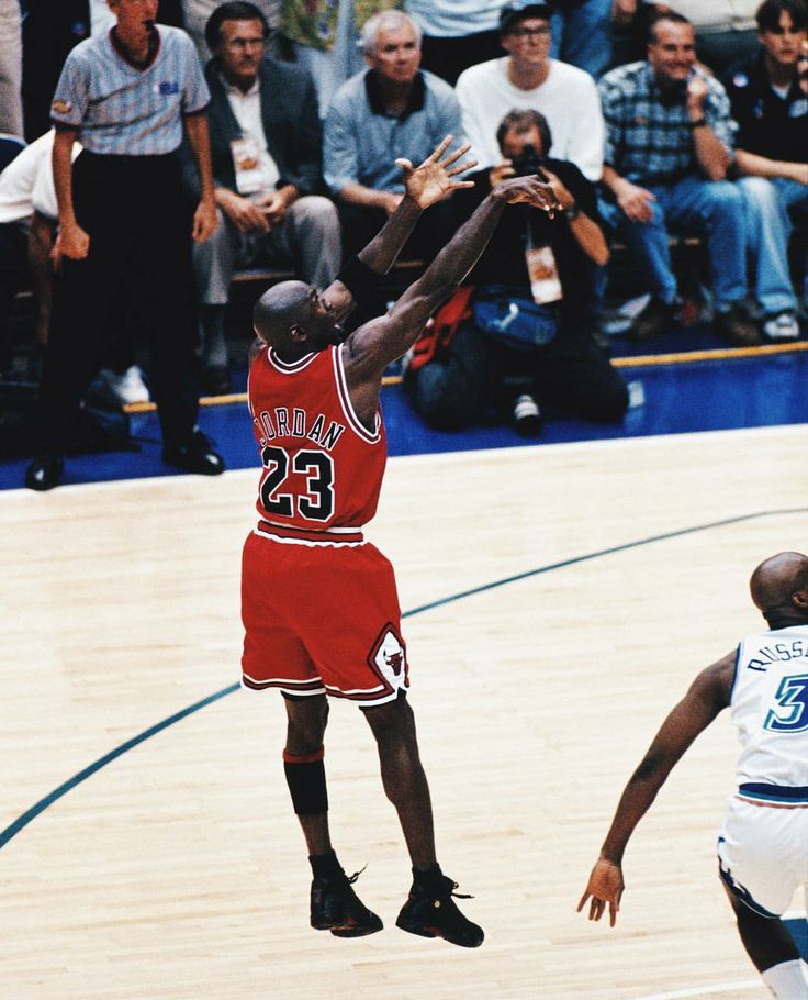 Michael jordan teaches how to shoot a basketball