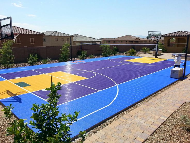 How much does a backyard basketball court cost