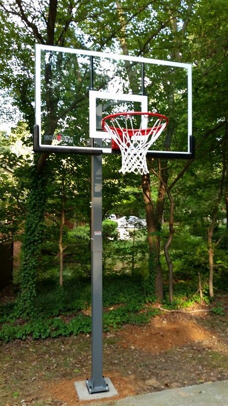 How to build a basketball goal post