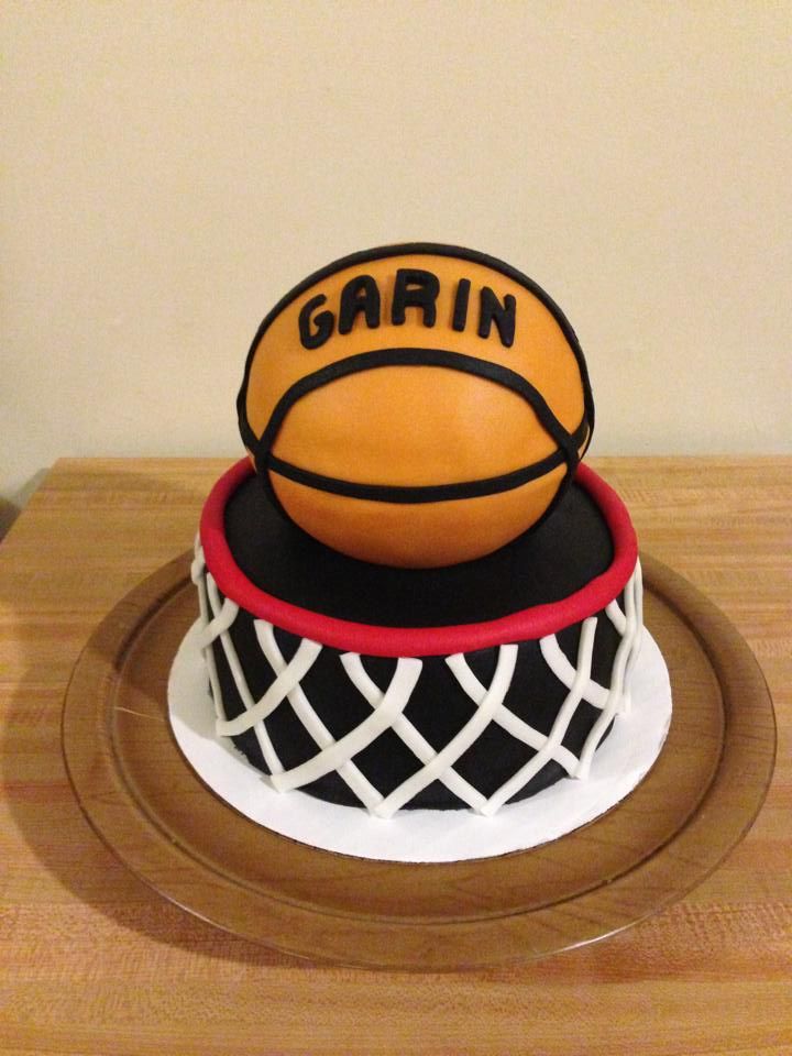 How to decorate a basketball cake