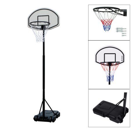 How much does a basketball goal weigh