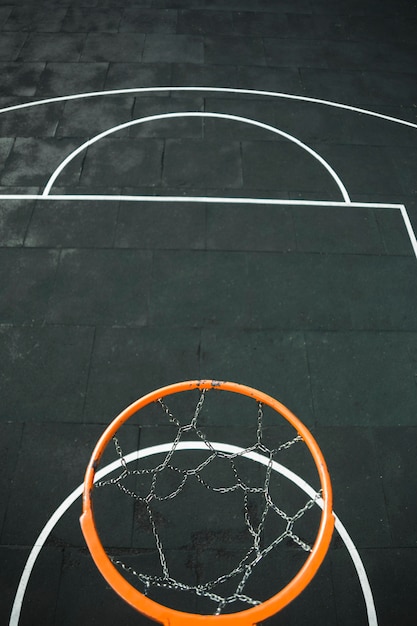 How to make a basketball ring at home