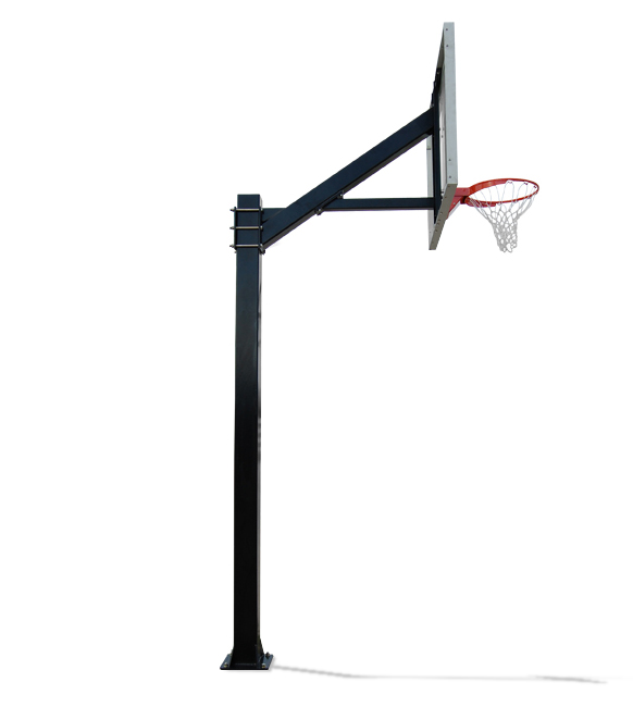 How to put a basketball pole in the ground